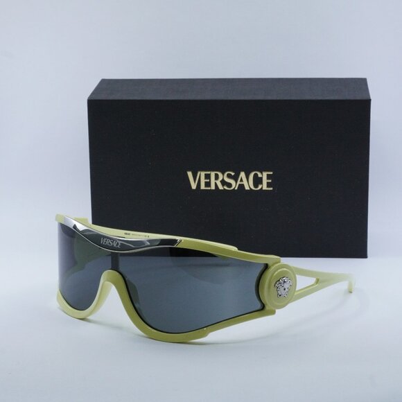Final Price! Versace VE4475 548687 Yellow/Grey Sunglasses